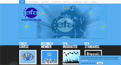 Desktop Screenshot of efafitness.com