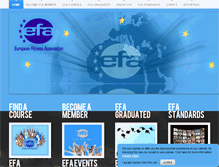 Tablet Screenshot of efafitness.com